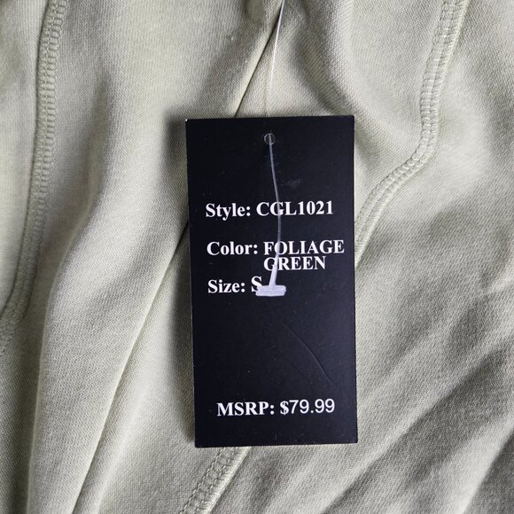 Central Park Women Small Light Green Soft Full Zip Hoodie NEW WITH TAGS - Picture 11 of 12